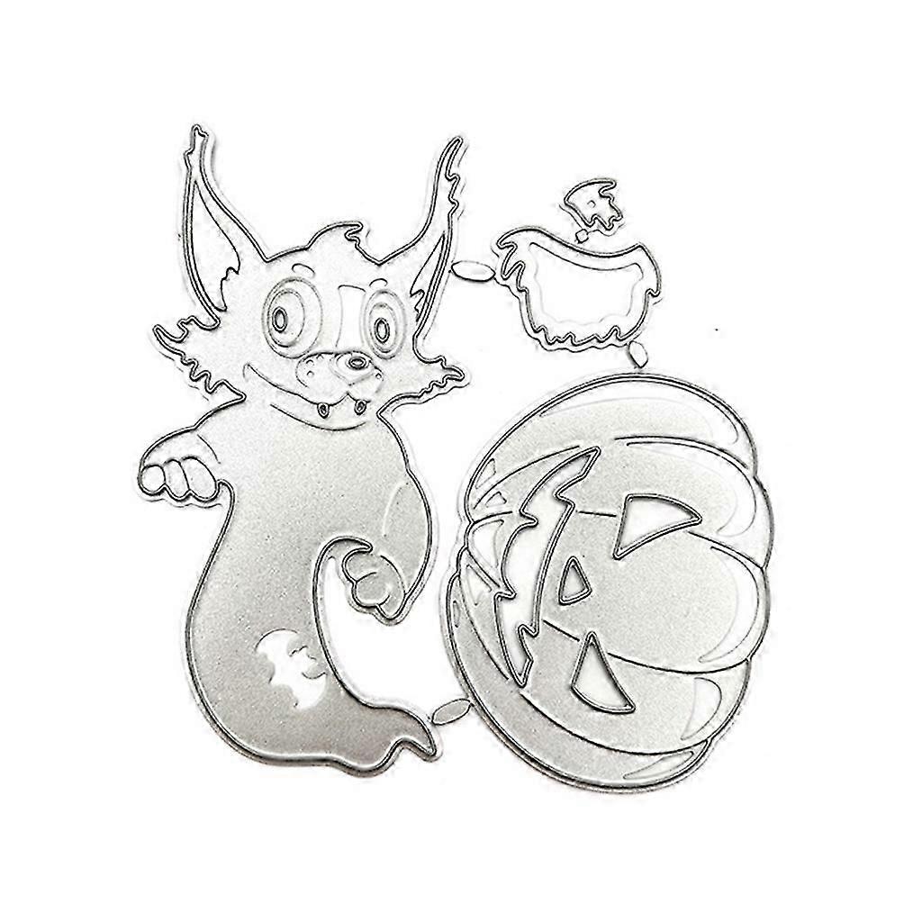 5 Pcs Halloween Pumpkin Die Cuts Mold Metal Embossing Dies Cutting Stencils for Scrapbooking DIY Album Paper Cards Art Craft Decoration Template Moul