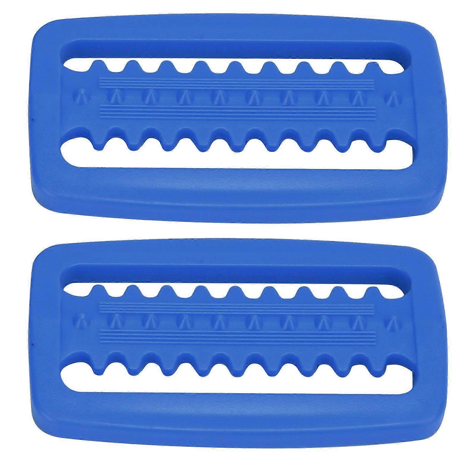 2 Pcs Dive Weight Belt Buckle Durable Sturdy NonToxic Odorless CorrosionResistant Snorking Aid(Blue )