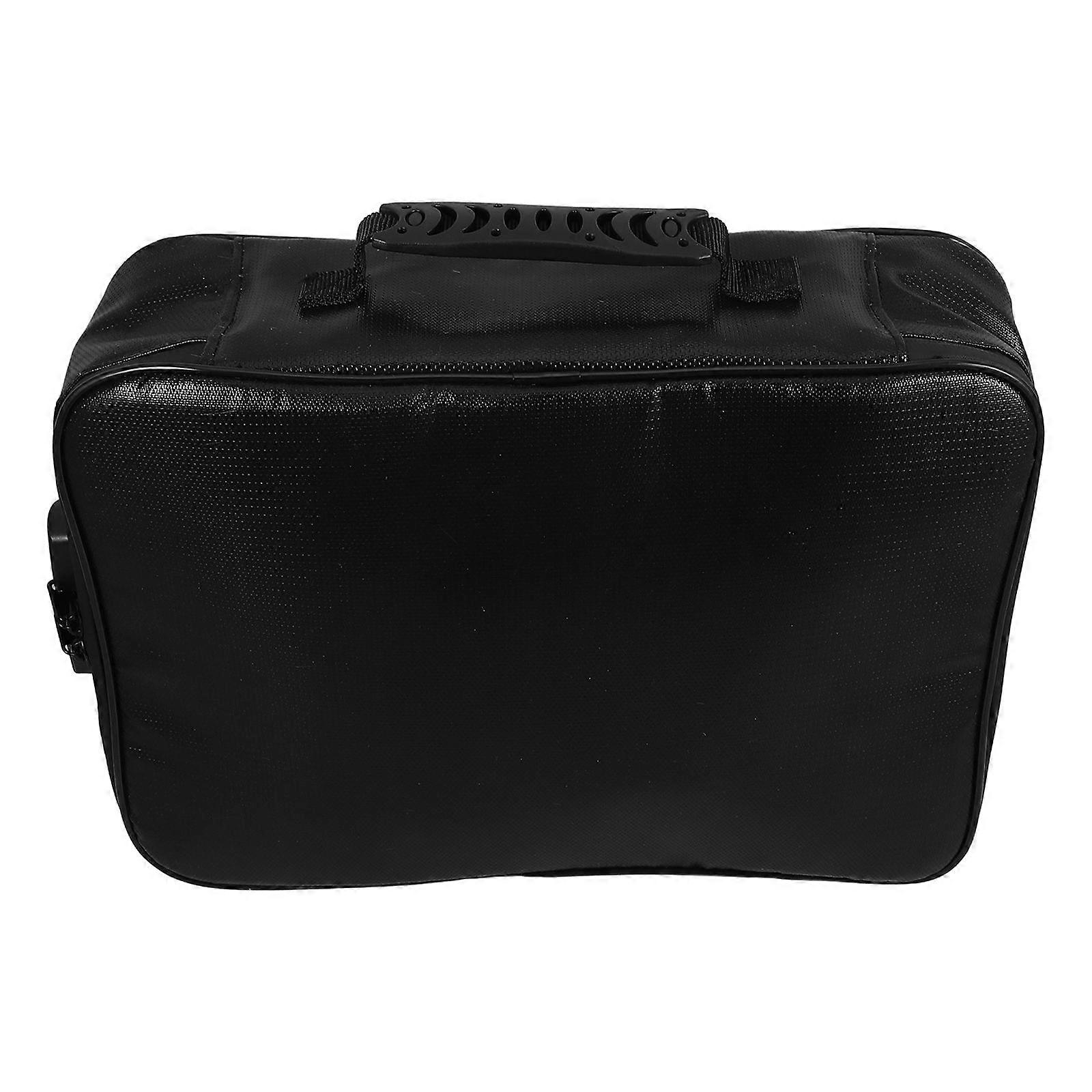 Certificate Holder Multi Layer Document Storage Bag with Lock Secure