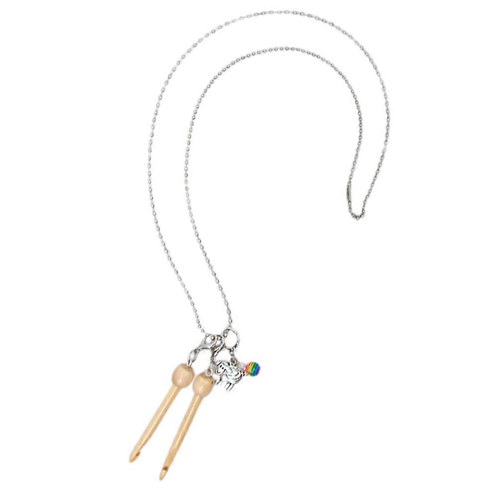 Knitting Needles Wooden Crochet Hooks for Outdoor Use 12Pcs with Stitch Markers