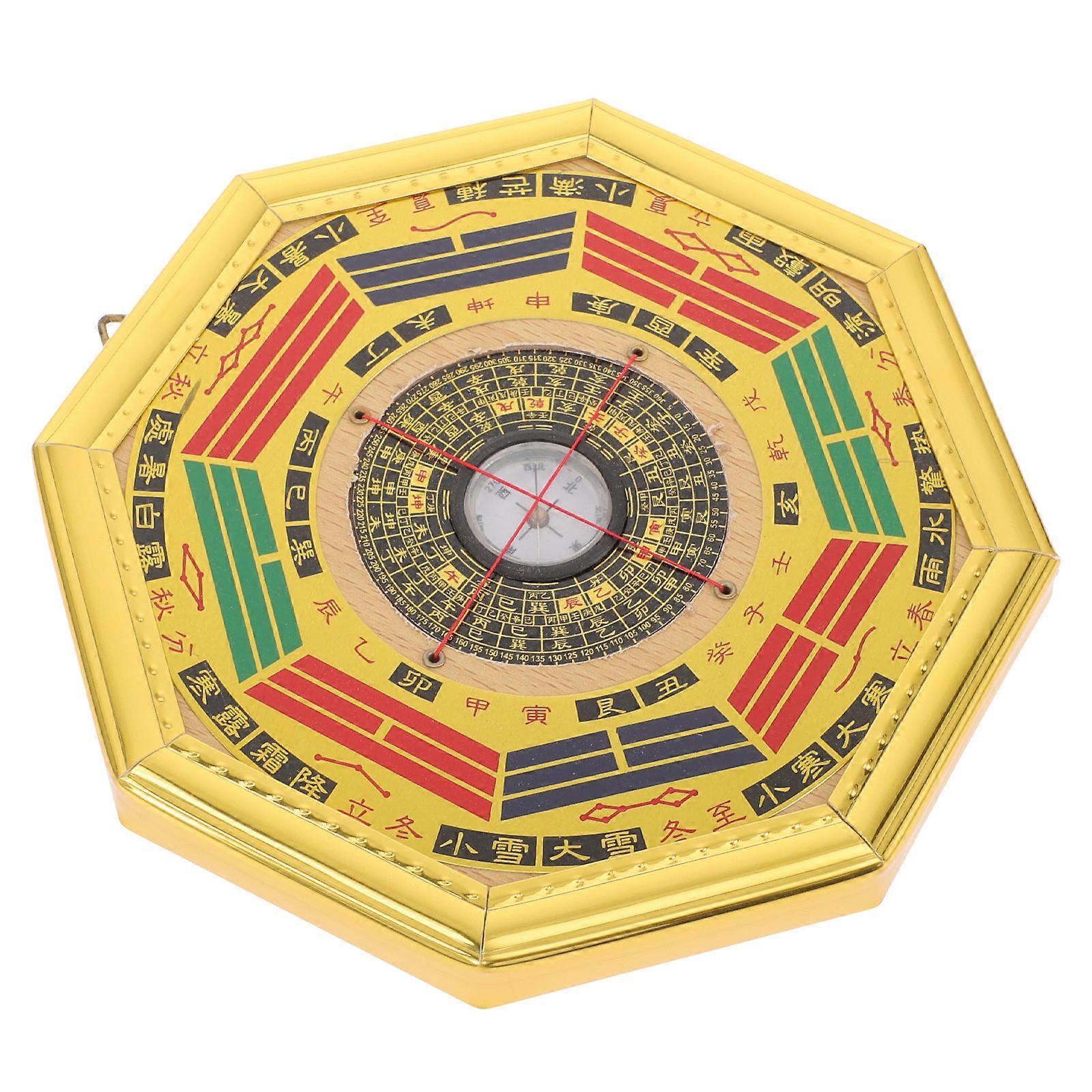 Chinese Style Compass Decorative Divination Compass for Hanging Decor