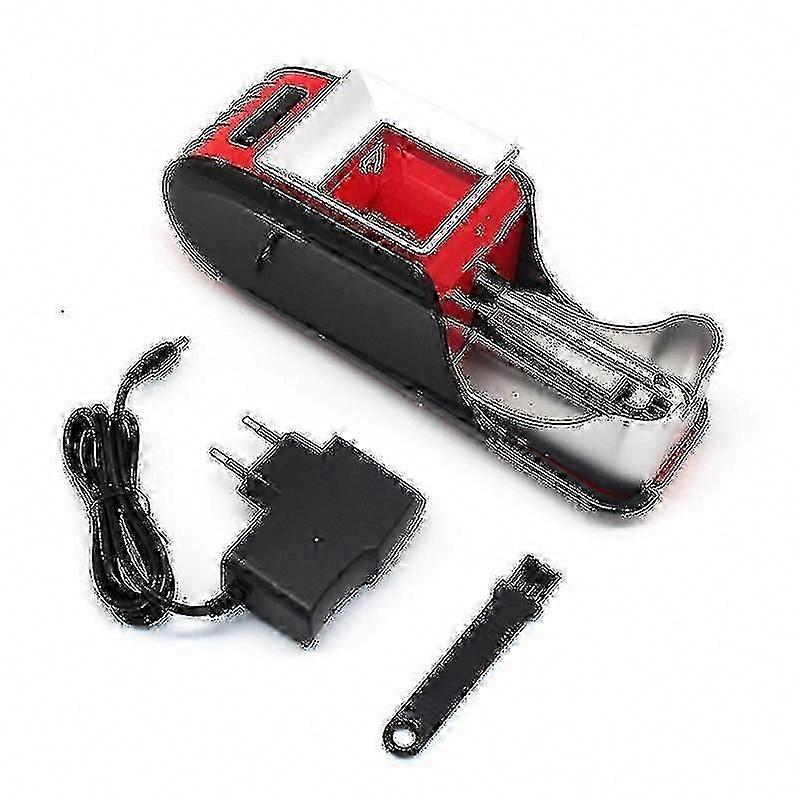 Fully Automatic Cigarette Tamping Machine, Red Electric Cigarette Maker for Easy Rolling - SJL