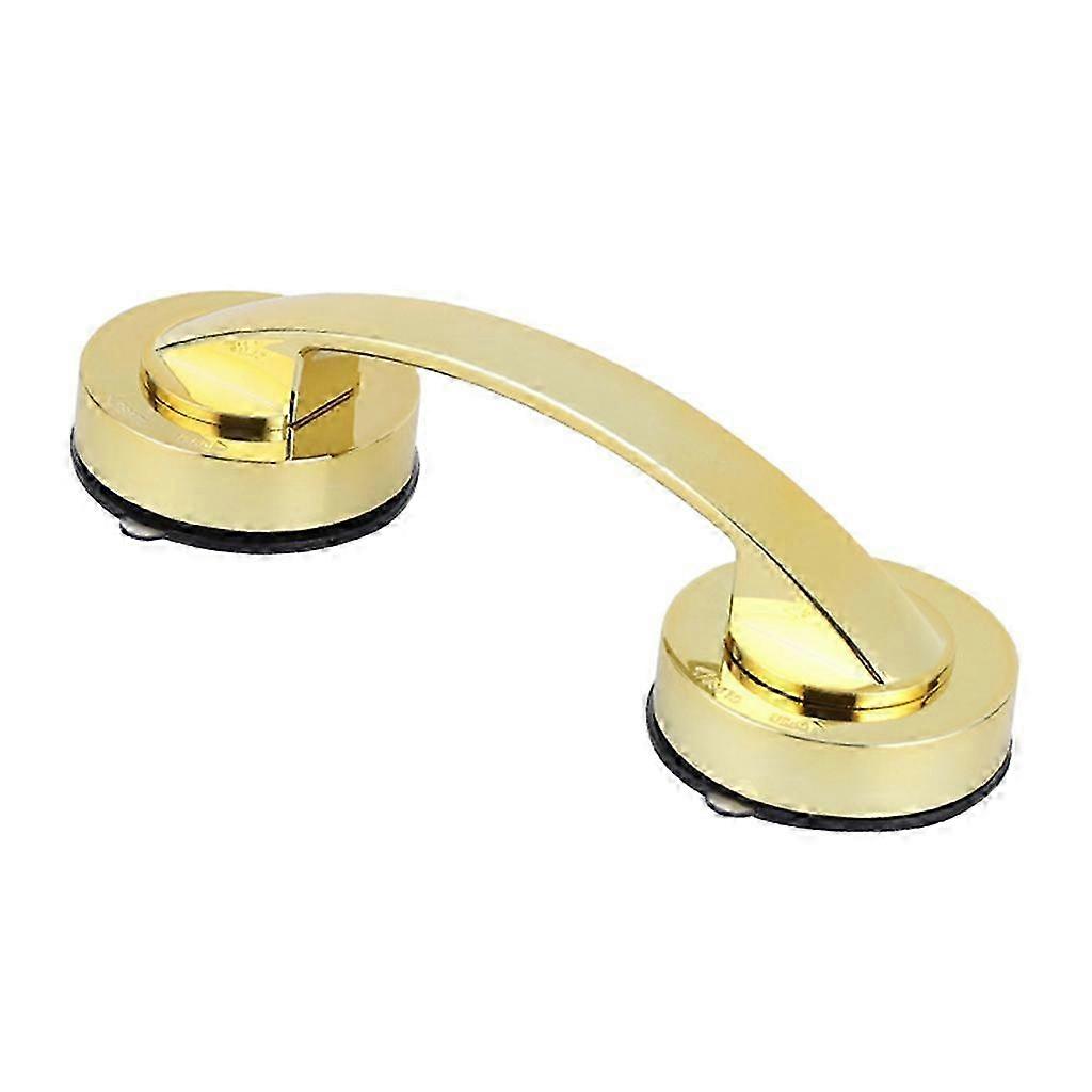 Non-slip Shower Handle Suction Grab Bar with Secure Grip for Bathroom, Refrigerator, White