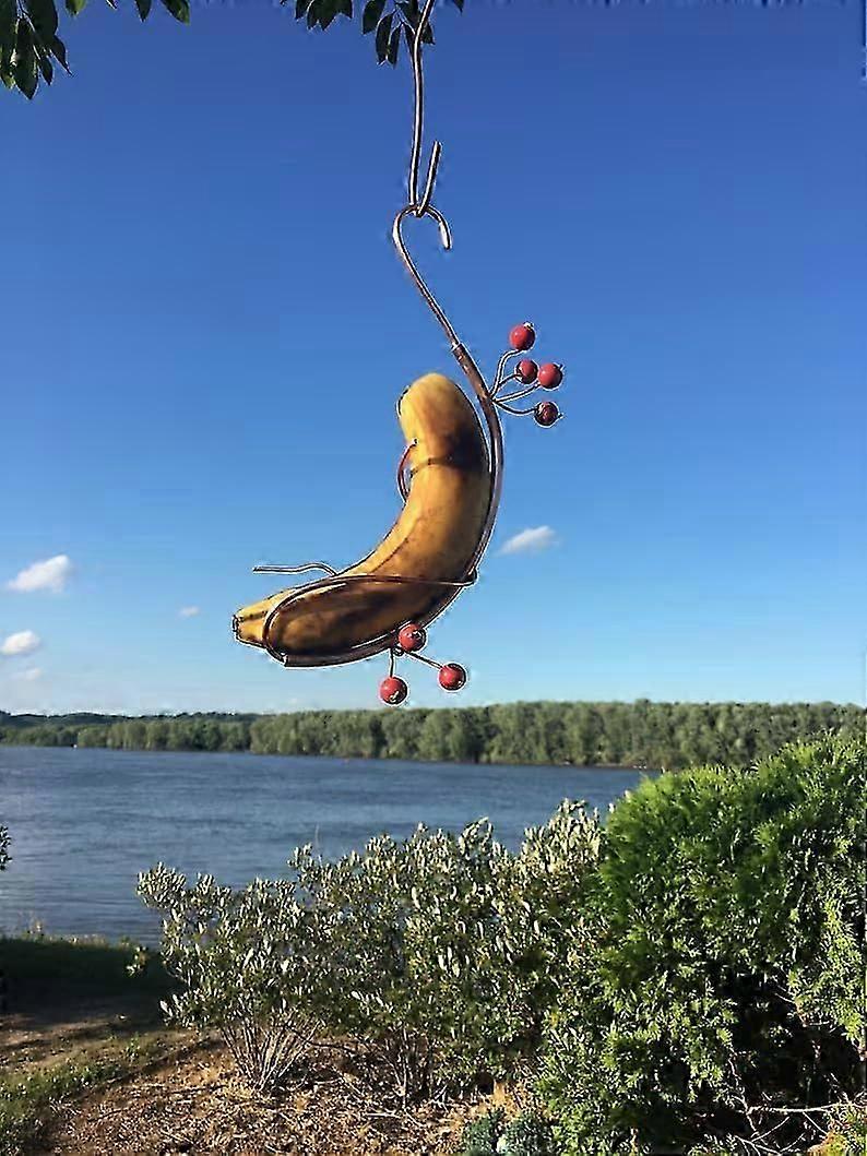 Butterfly Banana Hammock, Sturdy Banana Holder, Mini Hanging Butterfly Banana Feeder, Ideal for Attracting Insect Butterfly to Your Residence