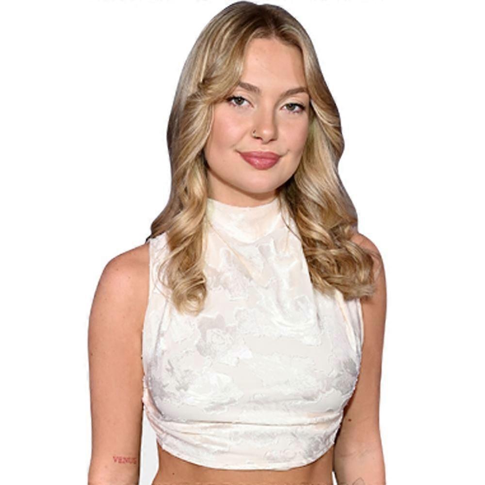 Katherine Woodman (crop topp) halvkropp kompis utskärning