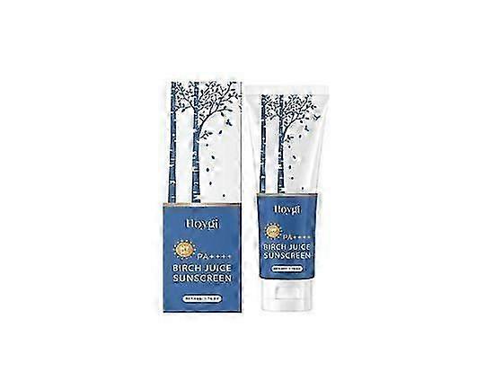 Birch Juice Moisturizing Sunscreen | 2025 Upgrade SPF50+ Korean Formula | Hydrating Essence Face Sunscreen | Waterproof & Non-Greasy