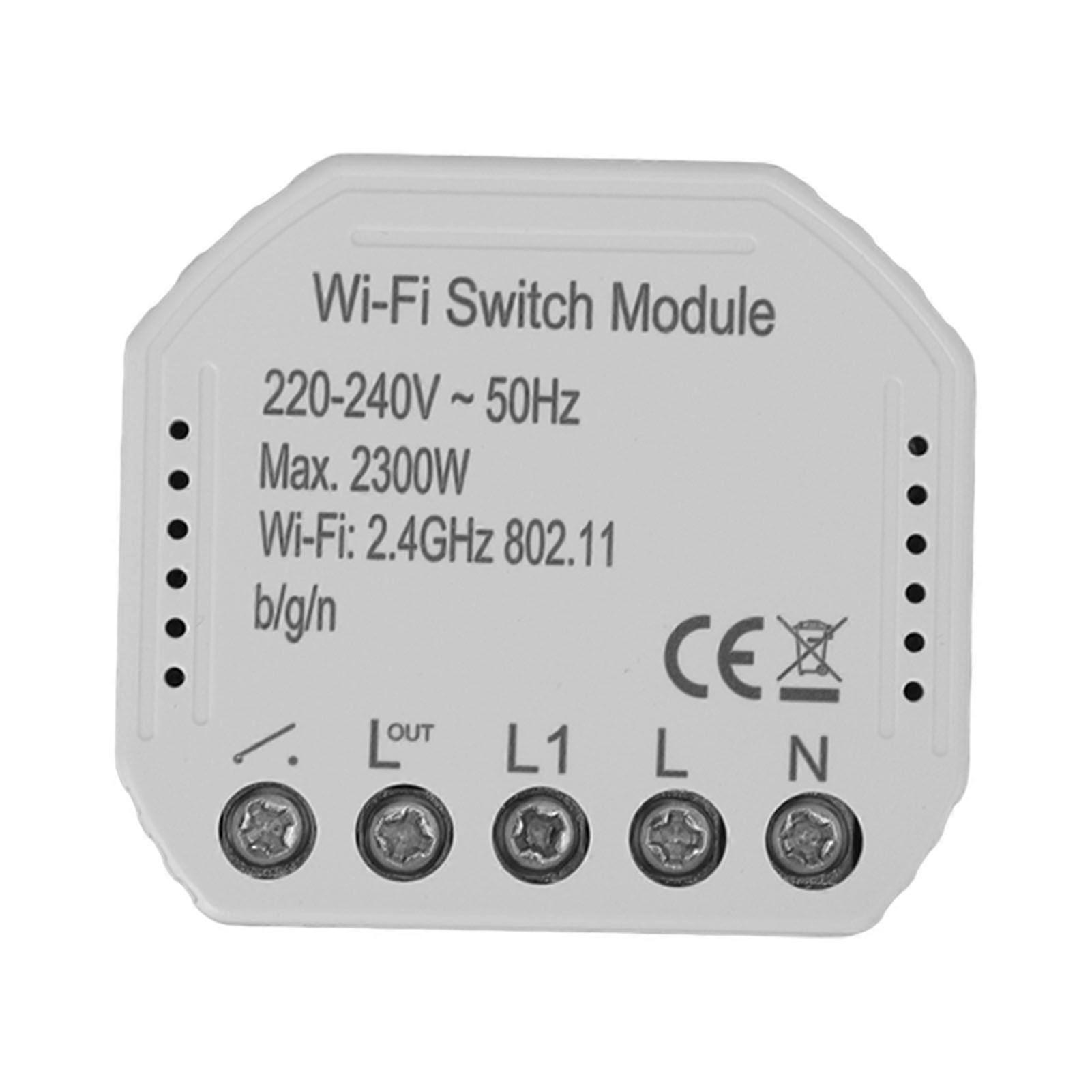 WiFi Smart Switch Module Wirelessly Control Versatile APP Control Remote Control Switch Module AC 220240V