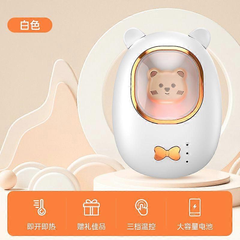 Rechargeable Digital Display Hand Warmer 3 Heat Settings Plush Electric Heating Pad Portable Hand Warmer with Temperature Display