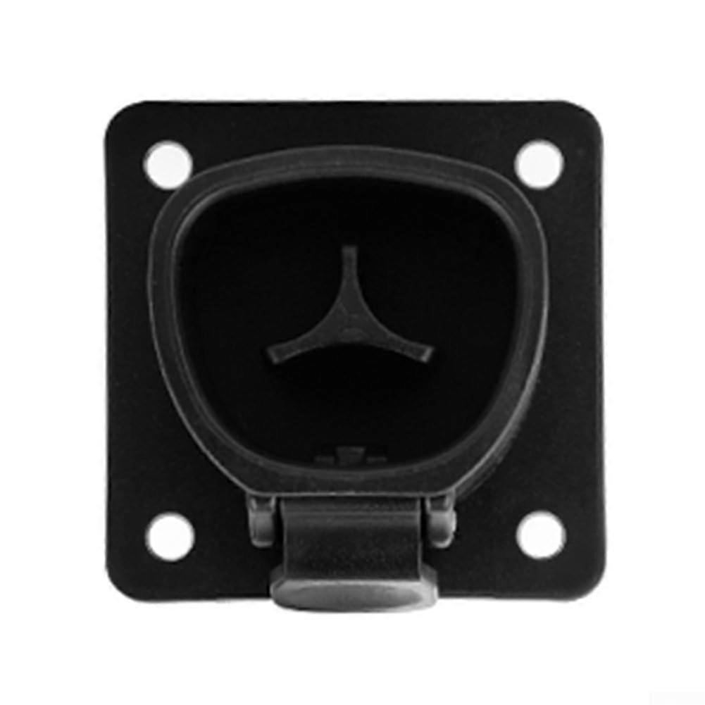 Dock Ev Bracket For Garage Wall Mount With Charger Holder, ABS Plastic, Keeps Connector Secure, Fits S3xy, Black