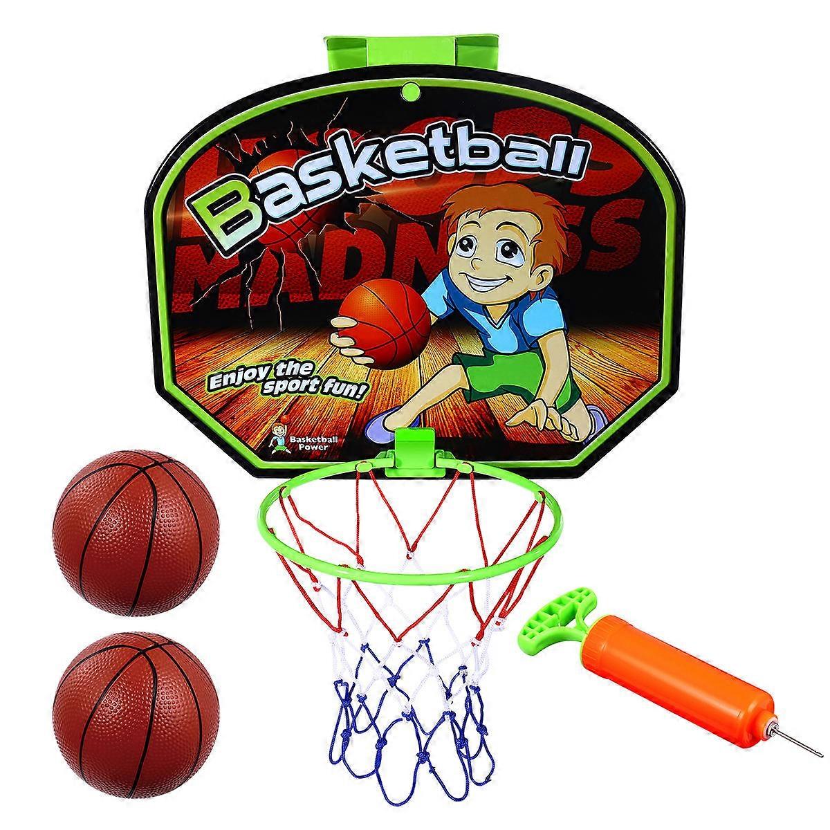 Indoor Basketball Backboard Toy Set for Playing Basketball with Assorted Color