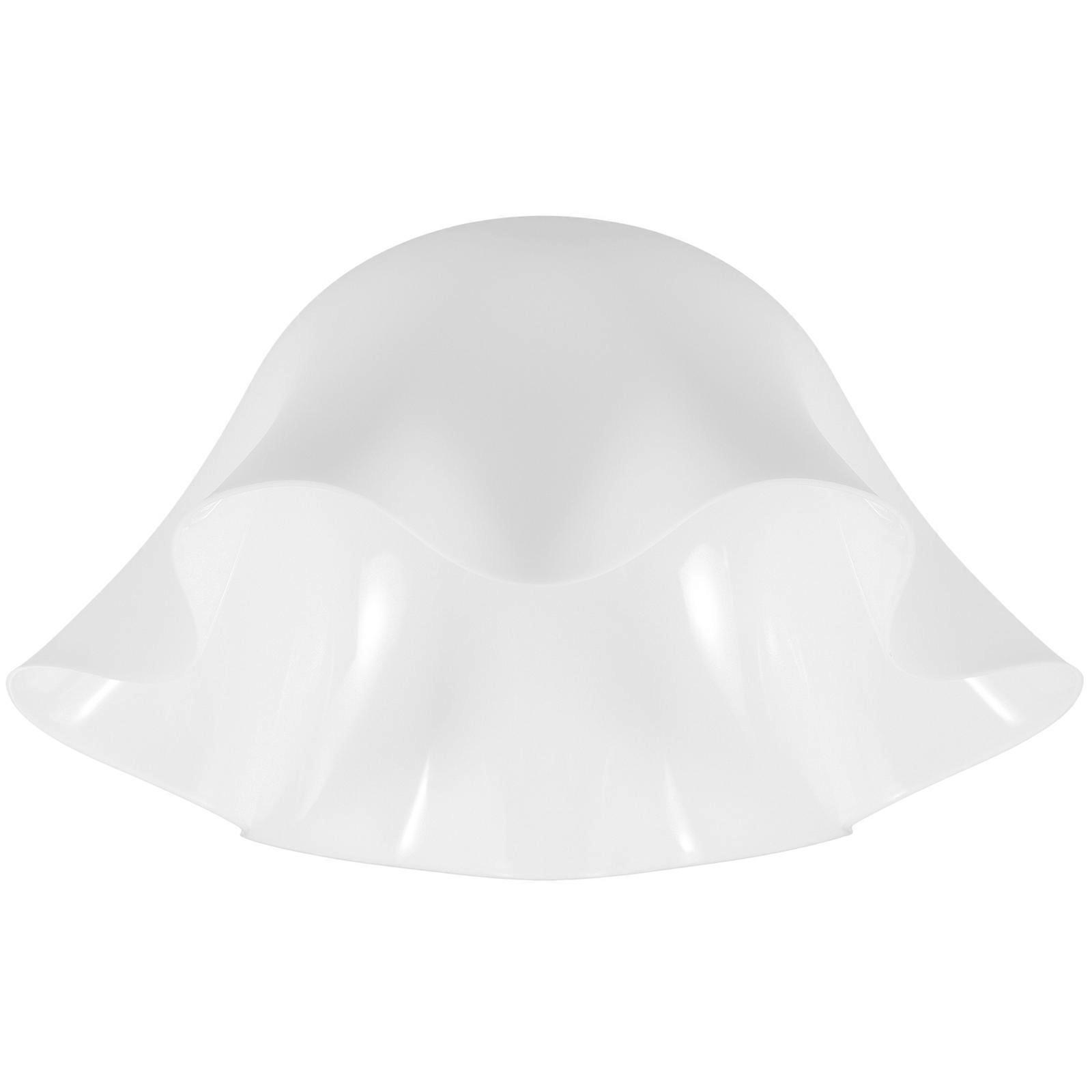 White Acrylic Lamp Shade for Pendant Lamp Replacement 2Pcs for Home Use
