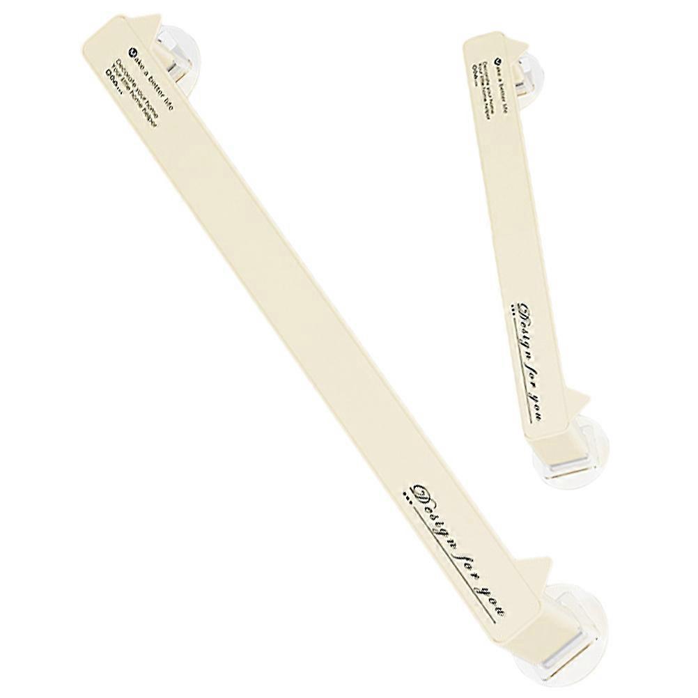 Wall Mounted Slipper Rack 2Pcs Beige ABS for Drying with No-Drill Easy Install