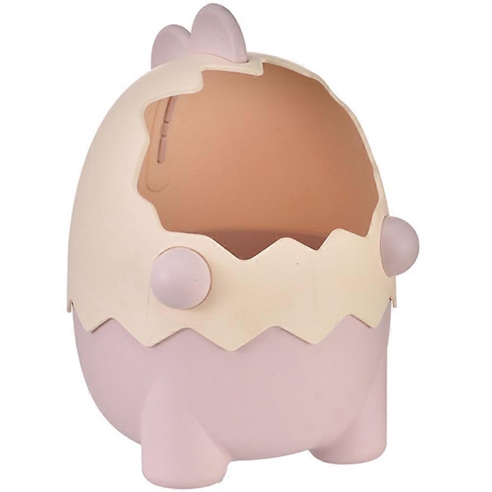 Pencil Holder Cartoon Dinosaur Egg for Storage Use 2Pcs Desk Container