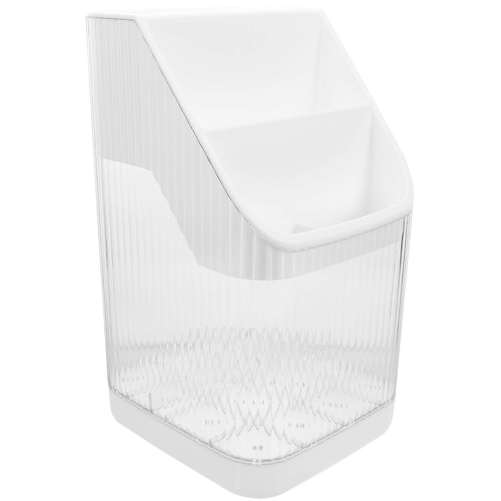 Household Spoon Rack for Storage 2Pcs White Kitchen Essential Holder