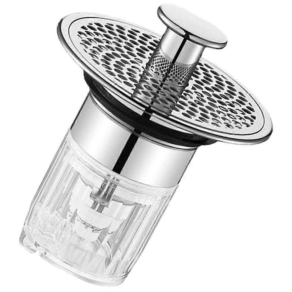 Silver Bathroom Sink Drain Plug for Anti-Clogging 3Pcs Pack