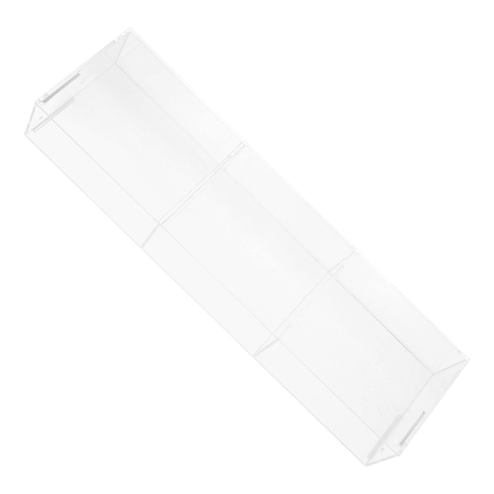 Brochure Holder Stand Acrylic Organizer for 3Pcs Cards with Transparent Design
