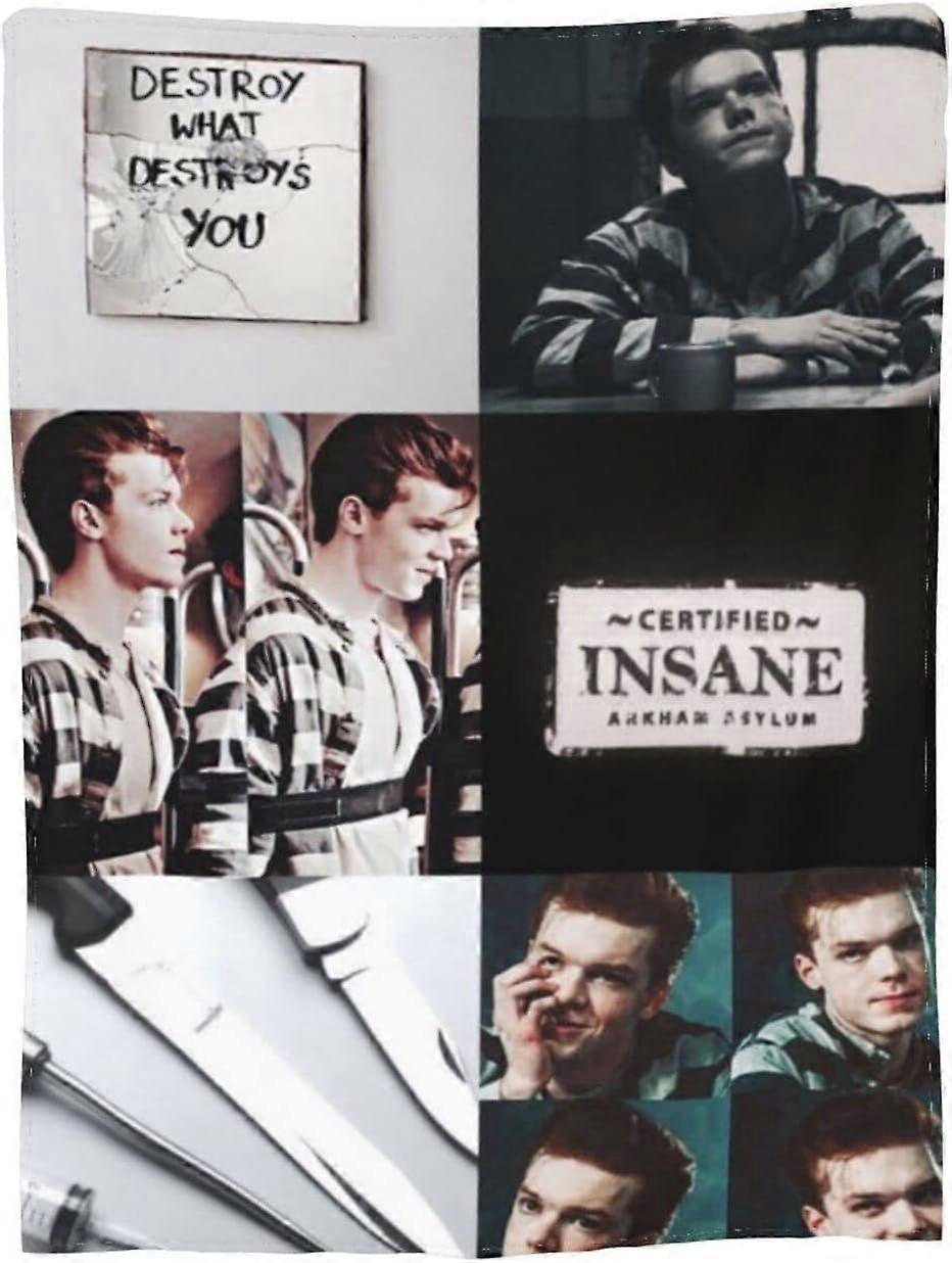 Cameron Ian Monaghan Flannel Blanket Soft Thow Blankets Air Conditioning Blanket Bedding Fleece Blanket For Sofa Couch Living Room Bedroom -ksxl7320