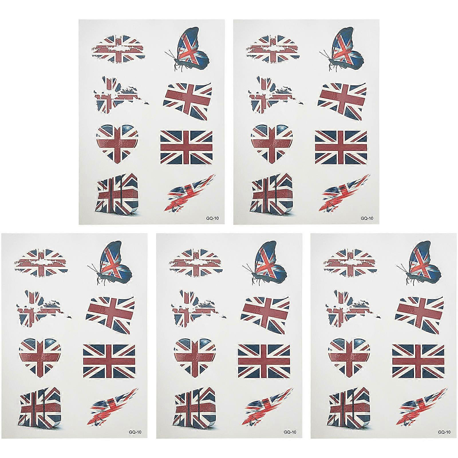 Convenient Fake Decorative Face Stickers for Decoration 25Sets
