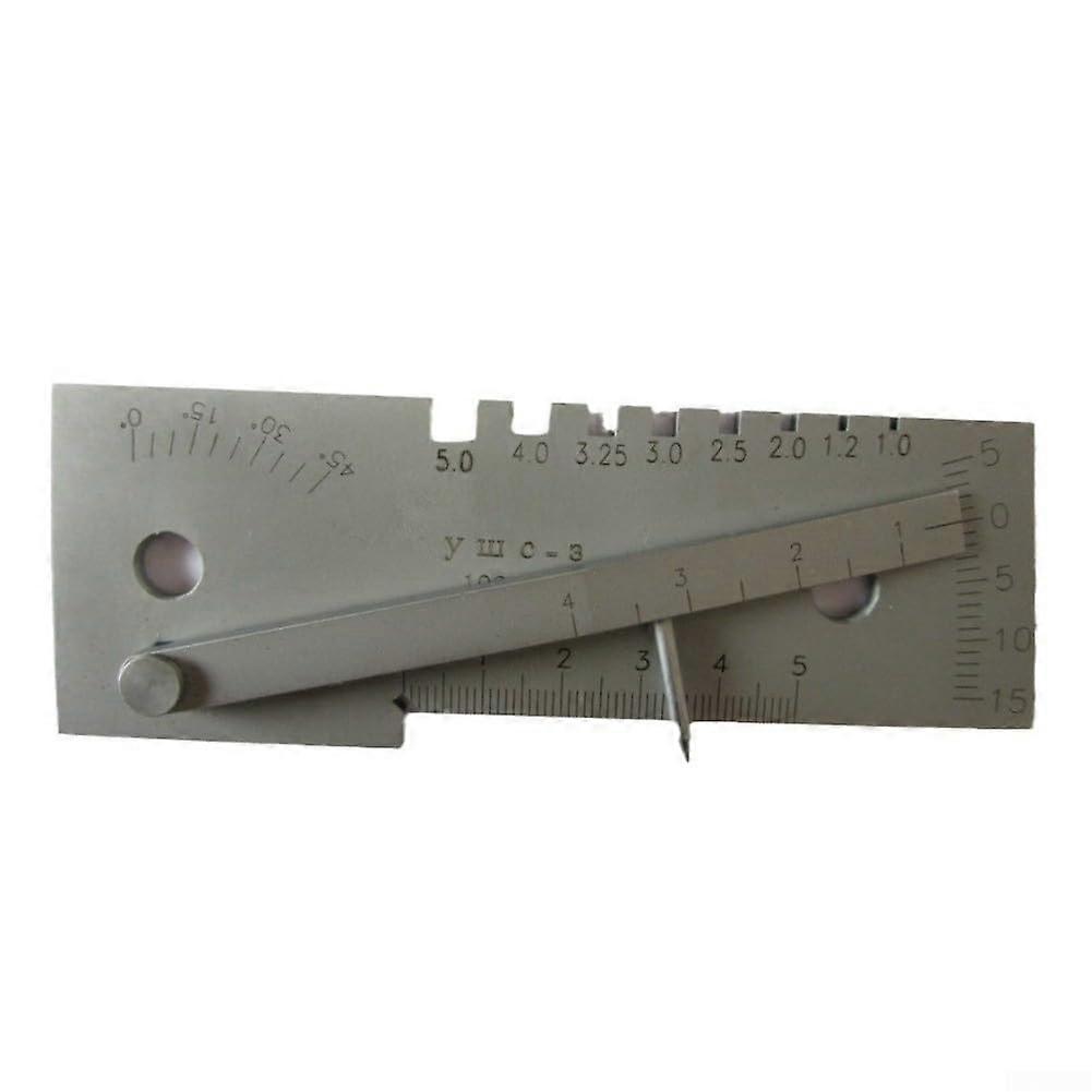 Stainless Steel Inspection Gauge For Weld Measurement: Undercut, Bevel, Joint Width, Electrode Diameter Model SSG-01