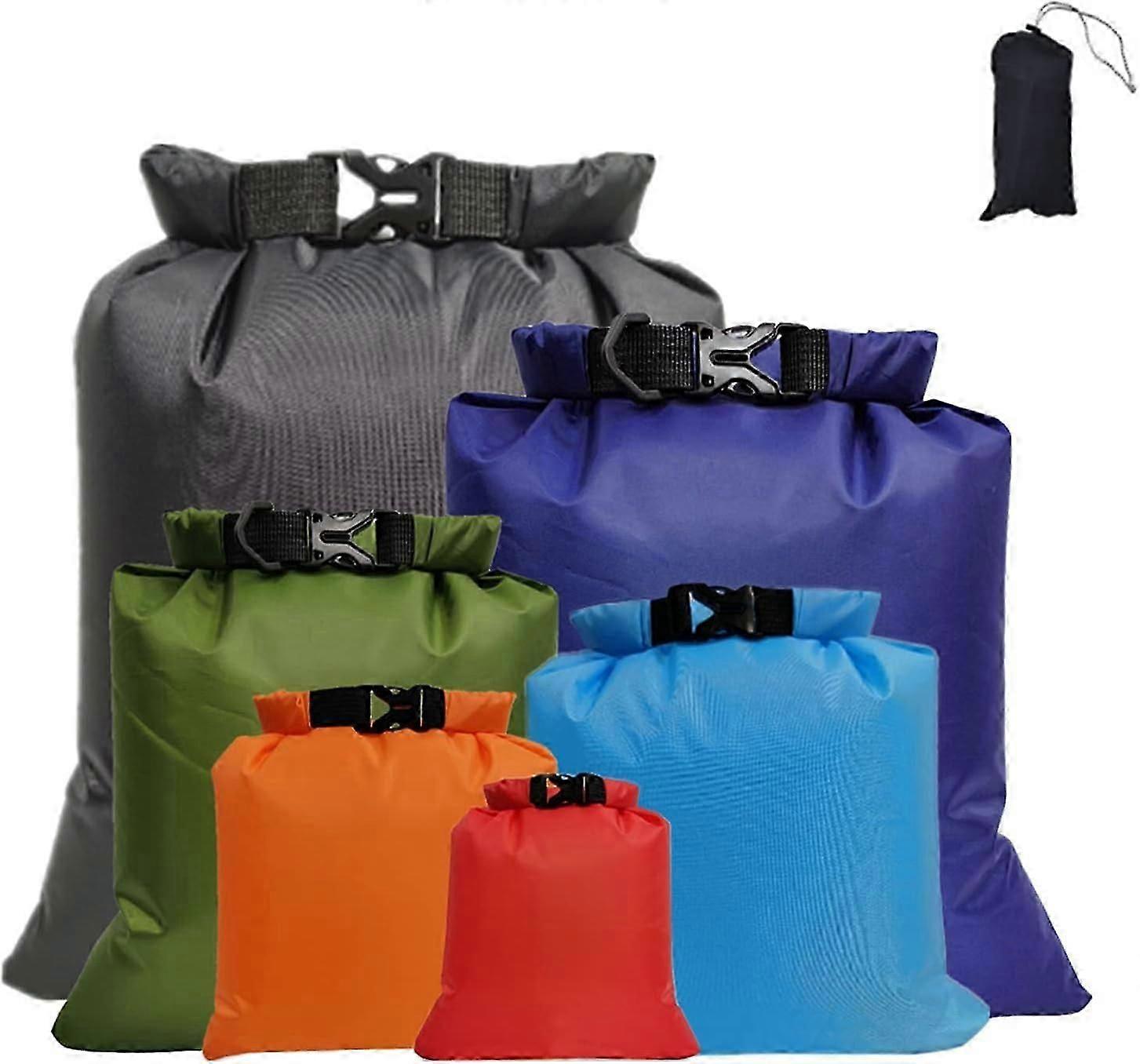 dry bag set for rafting and bicycle trips