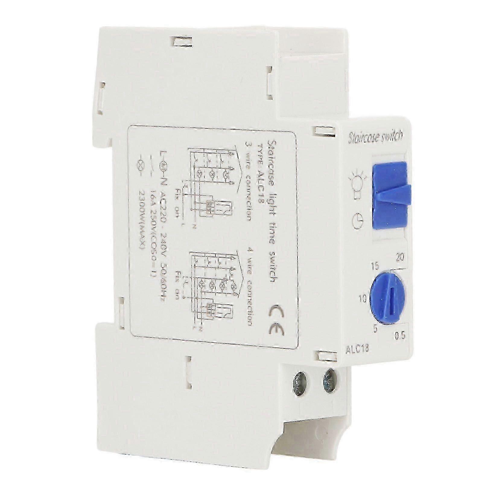 High quality ALC18 Timer Switch DIN Rail Corridor Timer Switch Timer 220-240...