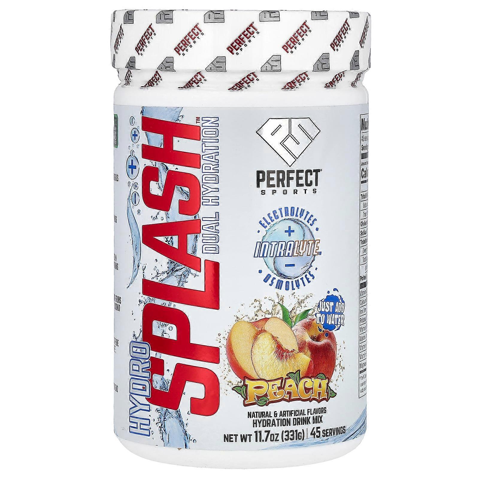 Hydro Splash, Dual Hydration, Peach, 11.7 oz (331 g)