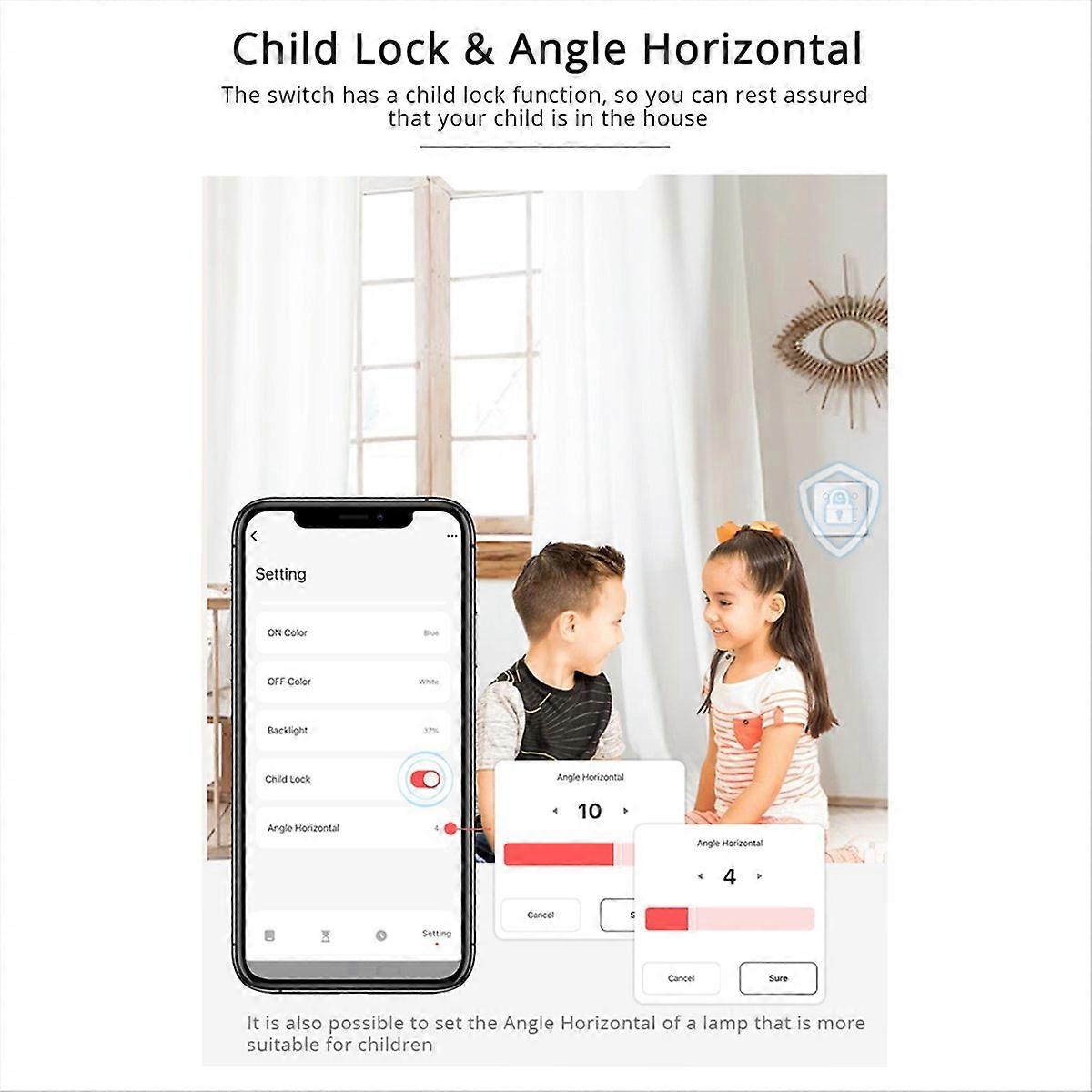 Télécommande pour variateur d'éclairage Tuya Zigbee 3 gangs (A)