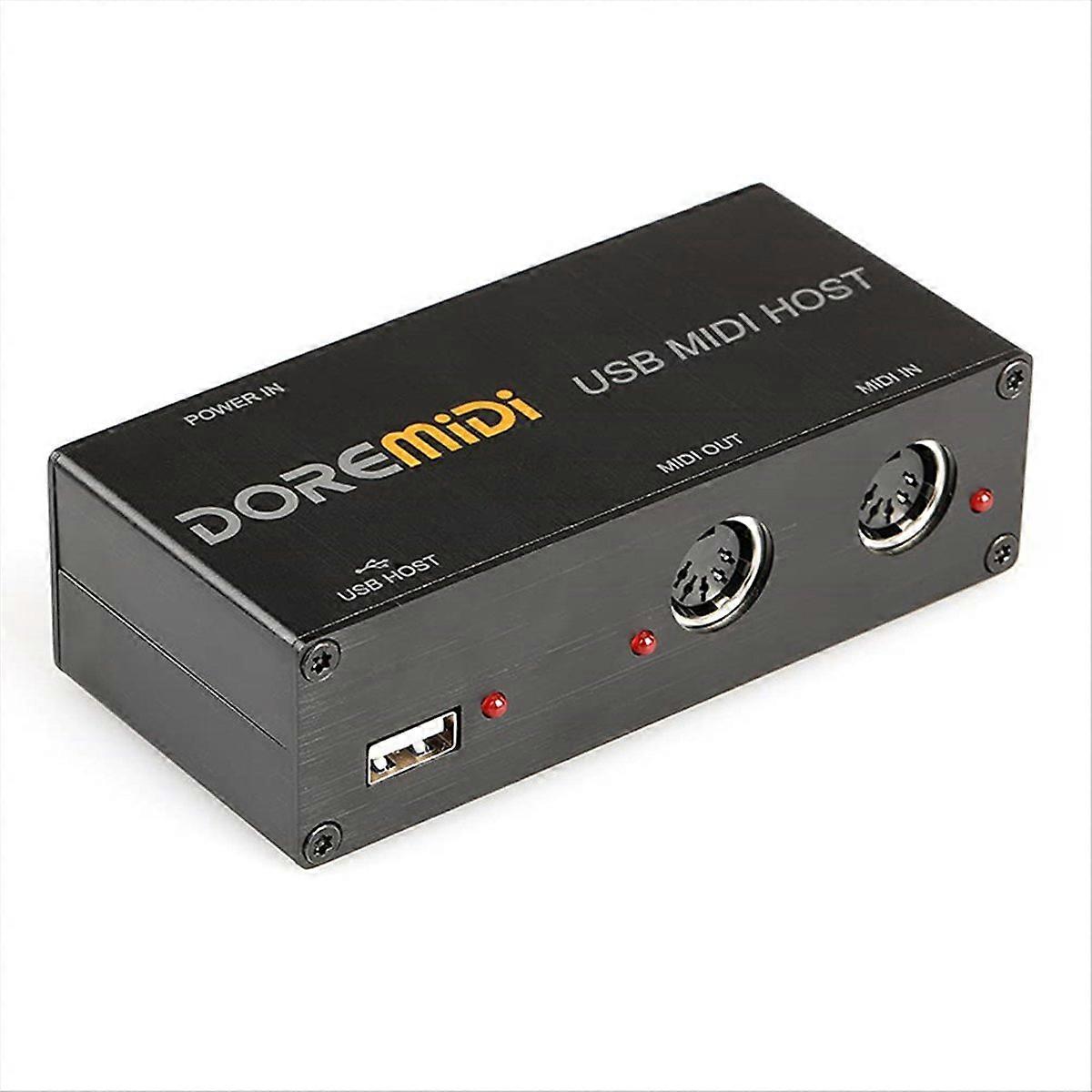  1 USB to MIDI Host Guitar Effector Synthesizer Generator