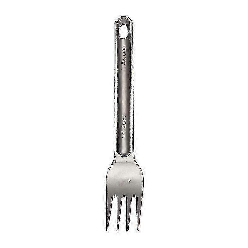 2025 1pc Light Weight Titanium Spoon Fork For Outdoor Camping Tablewarei
