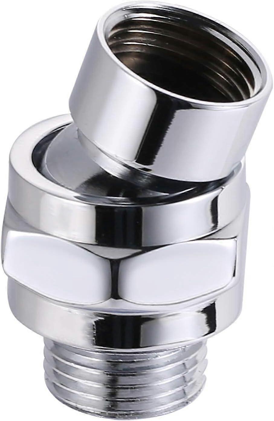 Adjustable rotating shower arm head connector