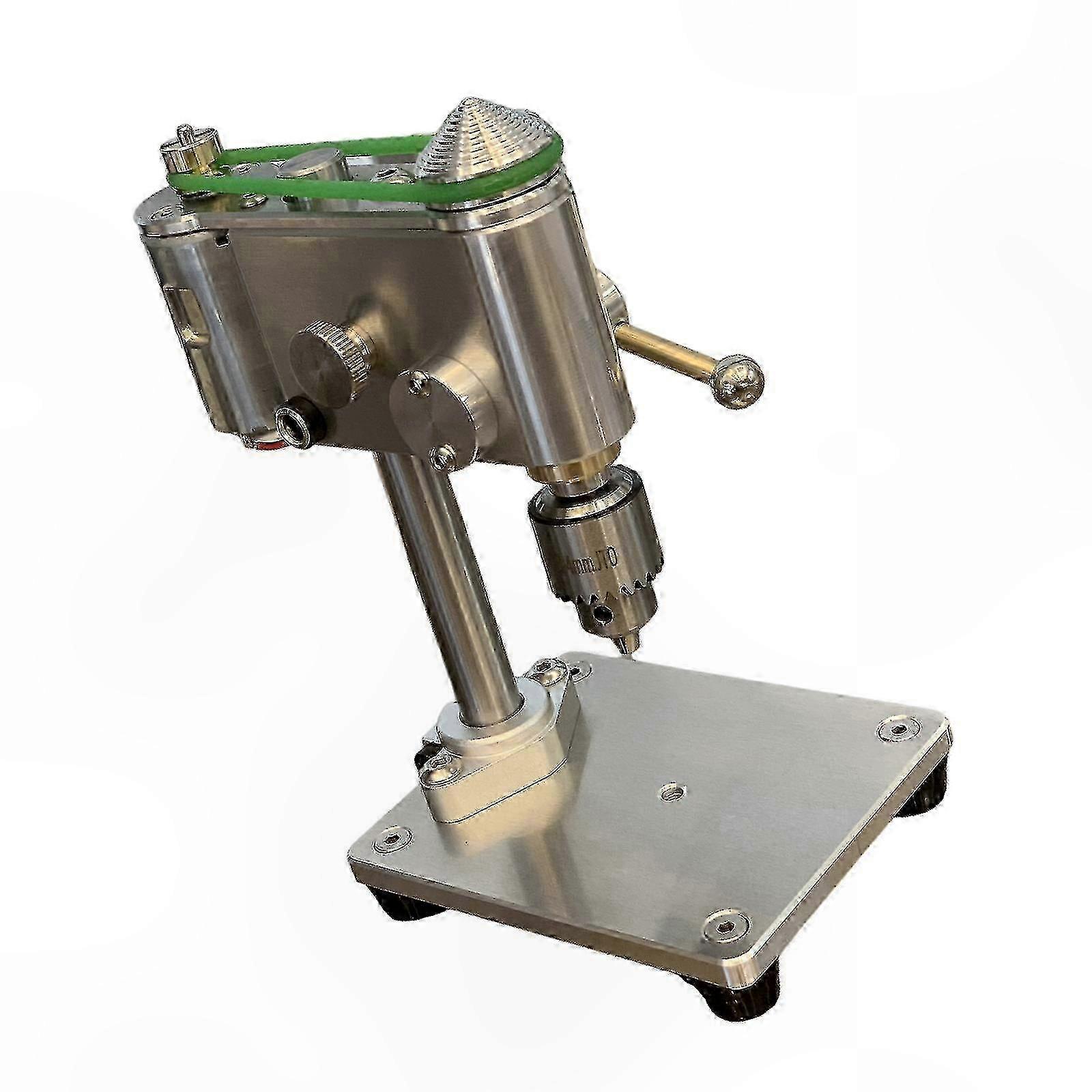 Compact Benchtop Drill Press, Precision Mini Drilling Machine, Portable Multi-Function Milling Tool for Model Making and Small Projects