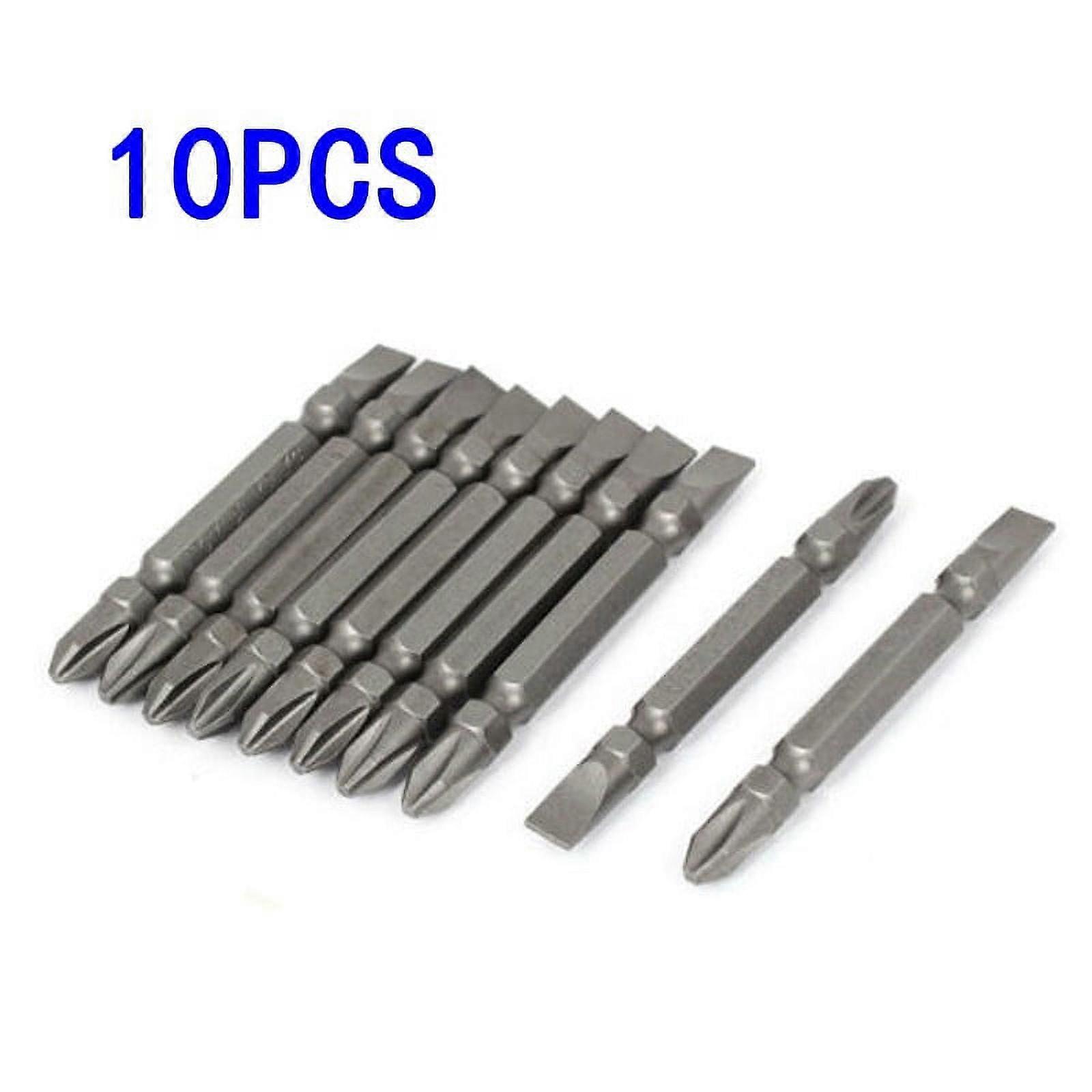 10pcs 65mm PH2 Screw Driver Bits Screwdriver Bits Phillips Double End Magnetic