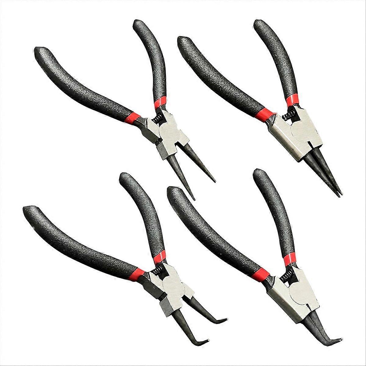 Small Snap Ring Pliers Set Mini Internal & External Circlip Plier