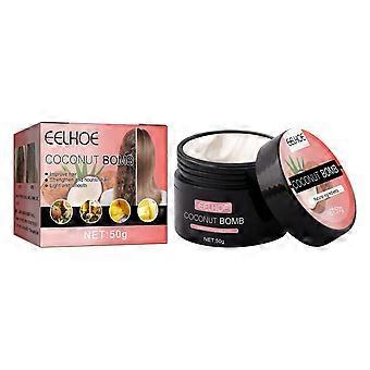 Eelhoe Coconut Hair Mask Gentle Care Hair Dry Hair Soft And Glossy Rich Moist Hair Care Mask Hair Mask