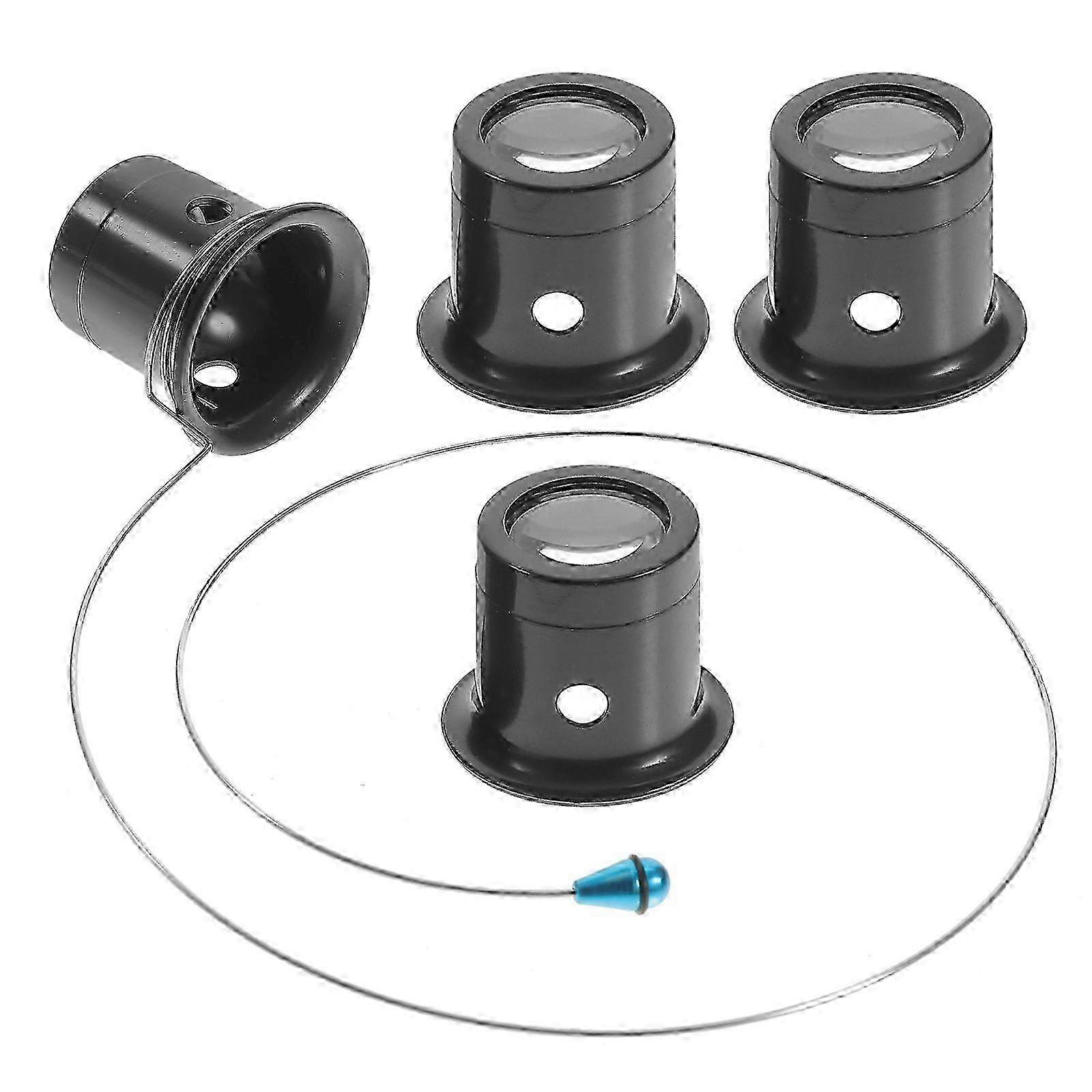 1 Set 10X Practical Repairing Magnifier Watchmakers Inspection Loupe Magnifier