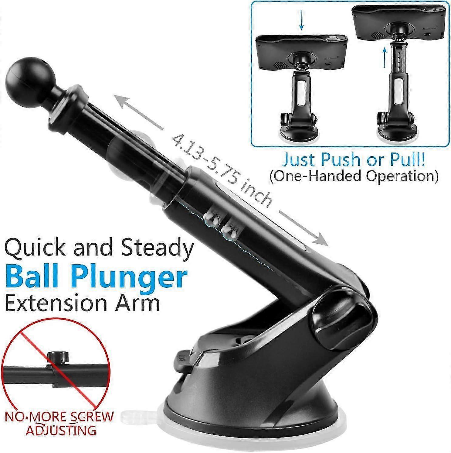 GPS Suction Cup Mount for Garmin [Quick Extension Arm]