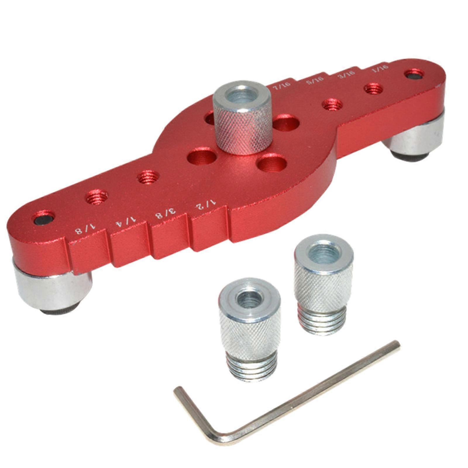 Dowel Jig Set Self Centering Line Scriber Center Locator Woodworking Tools for Drilling Hole Punch Positioner Drill Jig Multicolor