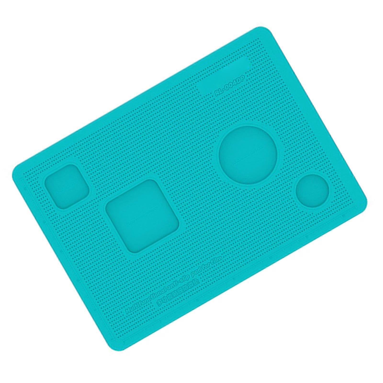 Screen Protector Squeegee Installation Kits Protective Silicone Mat for Electronic Device Stability & Scratch Prevention Multicolor