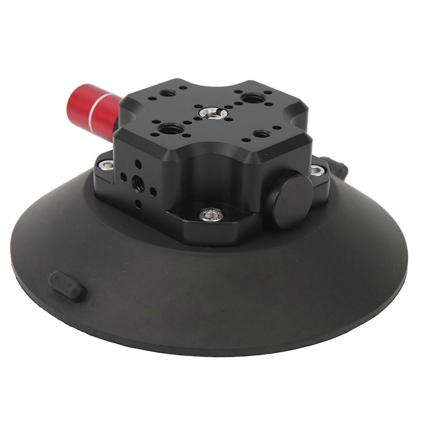 Suction Camera Car Mount 1/4in 3/8in Threads Quick Release Vacuum Suction Cup Camera Mount for Windshield Window 5.7 Inch