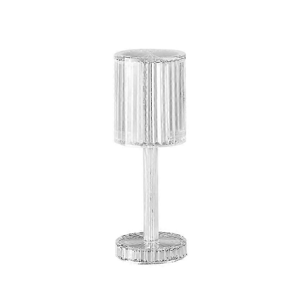 Touching Control Crystal Lamp Crystal Cordless Table Lamp With Touching Control Usb Port 3-way Dimmable Bedside Nightstand Lamp