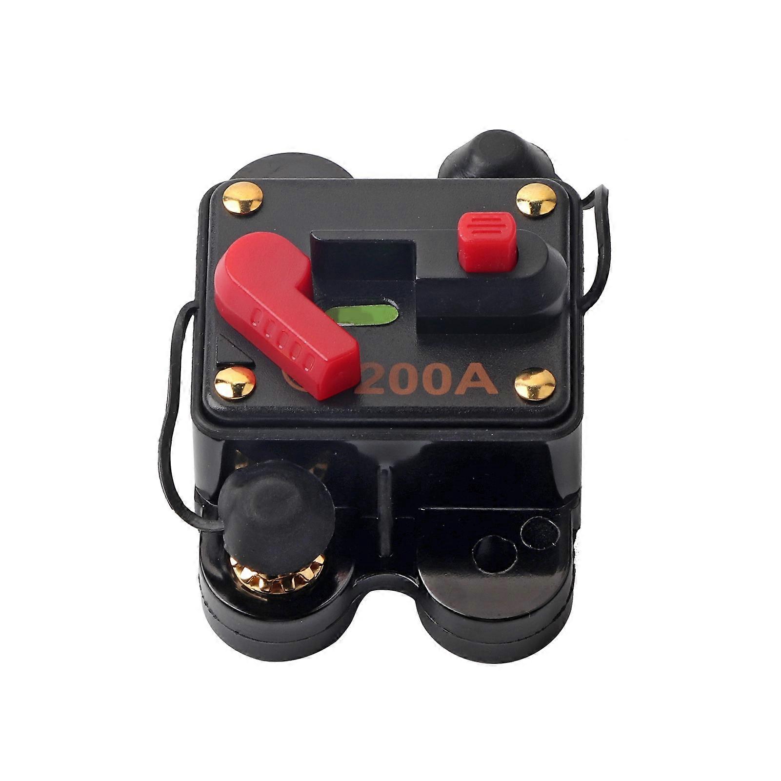 Manual reset circuit breaker for car audio 200A 12-24V DC