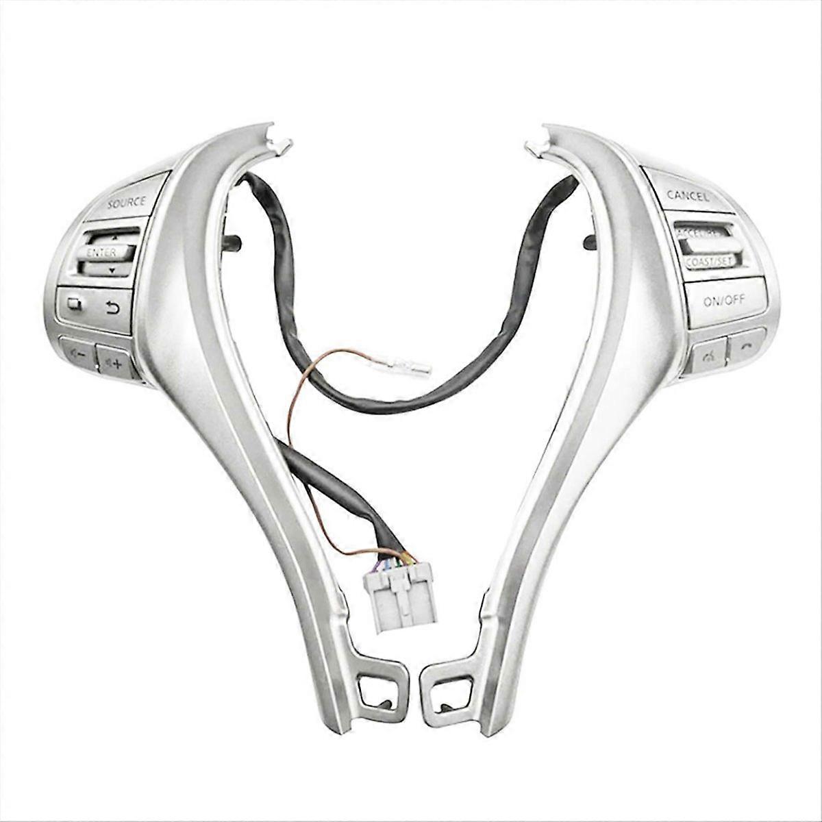 Car Multifunctional Steering Wheel Buttons Cruise Control Switch for Nissan Teana Navara Terra
