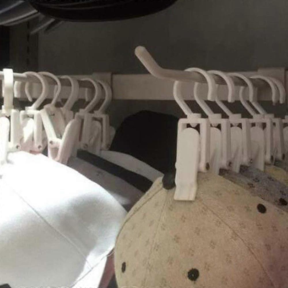 20pcs服のフッククリップ強力なプラスチックスイベルハンギングカーテンピン