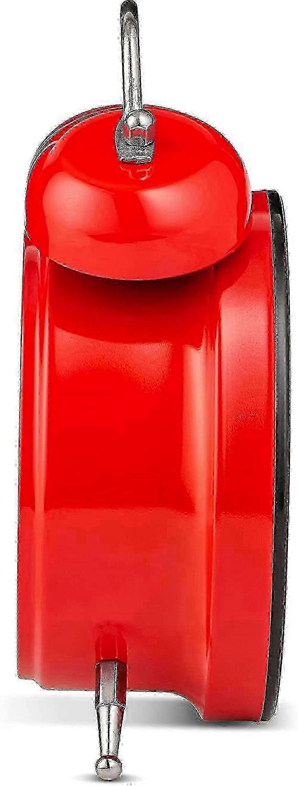 Retro Analog Alarm Clock with Twin Bells - Extra Loud & Silent Non-Ticking Bedside Desk Clock, Backlit Display, Battery-Powered