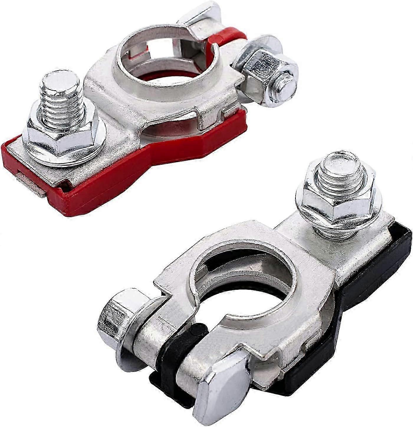 Pair Battery Terminals Connector Clamp Battery Terminal for Car Positive and Negative,Battery Terminal Clamp Connector