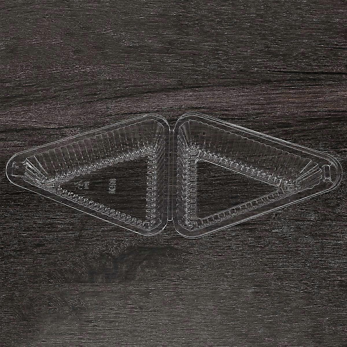 100Pcs Triangle Slice Cake Boxes and Pie Holders for a Bakery, Party, or Wedding