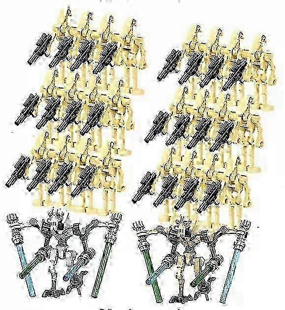 Star Wars minifigures, Super Battle Droid and B1 Battle Droid Army building block action toy figures-KAKA