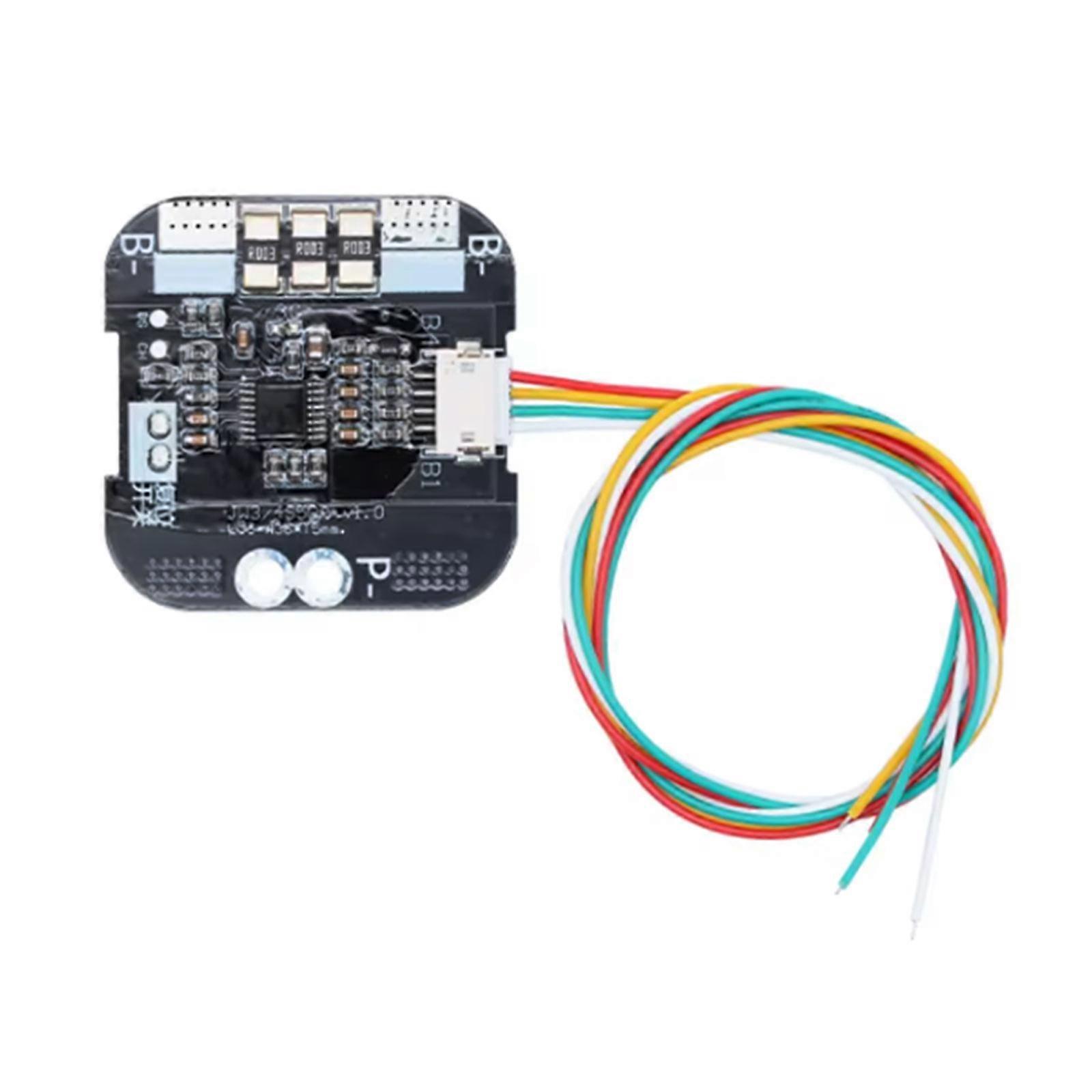 4S 50A Battery Charging Protective Board High Temperature Resistance 105℃ Lightweight Management Module Replacement Multicolor