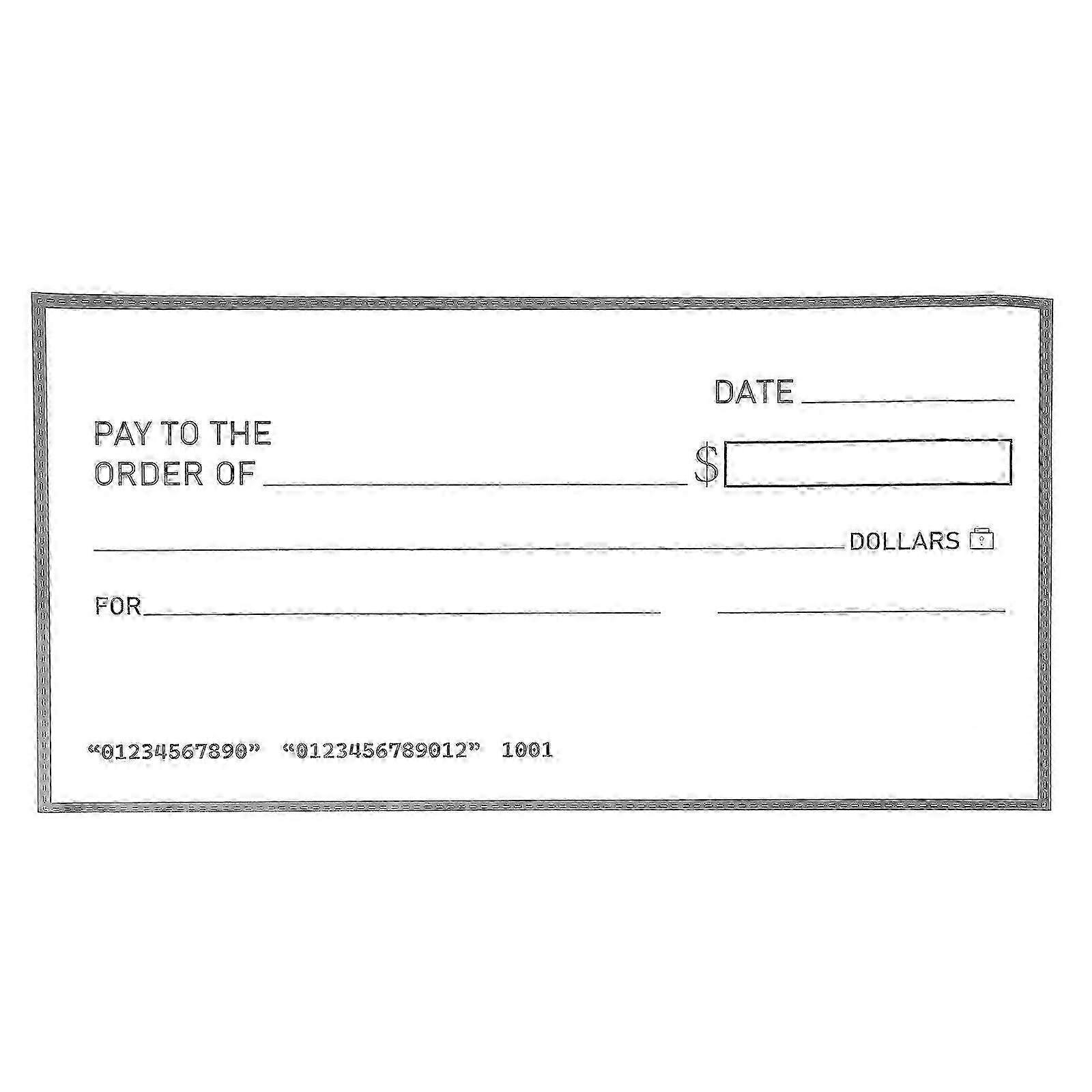 25-26 Giant Check Big Check For Presentations Big Fake Checks Funny Jumbo Check Oversized Blank Presentation Check For Donation Raffle Fundraisers Awa