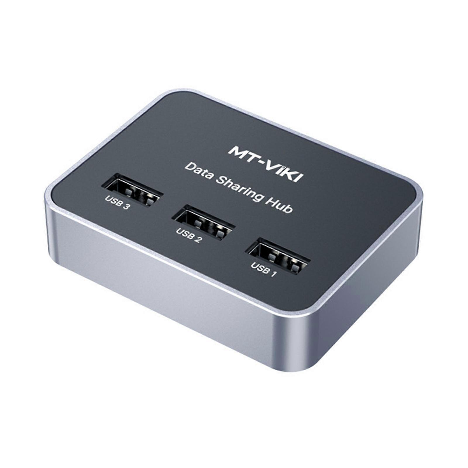 USB Sharing Device With 3 Port Screen Cursor And Keyboard Mouse Control Integration Multicolor